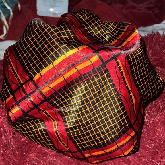 African printed satin lined hair  bonnet - Picture 6 of 10